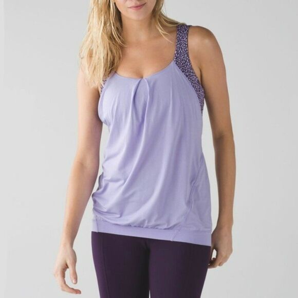 Lululemon Noveau Limits Tank Lilac size 4 NWOT - Picture 11 of 11